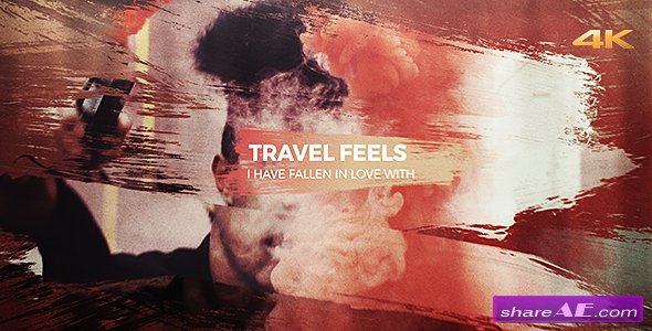 Videohive Travel Feels - Brush Slideshow