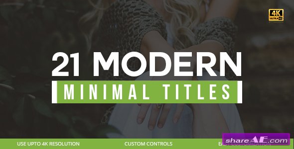 Videohive 21 Modern Titles