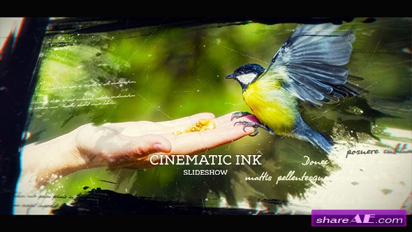 Videohive Cinematic Ink Slideshow