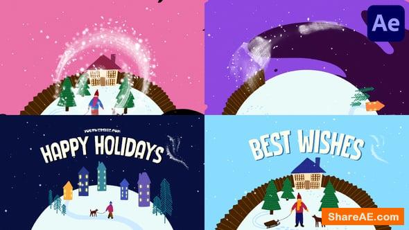 Videohive Christmas Greetings After Effects 55862272 Free After