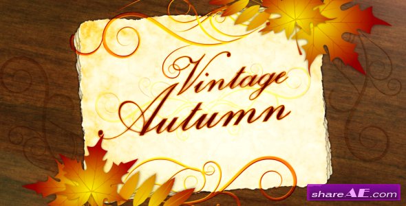 Vintage Autumn - Project for After Effects (Videohive)