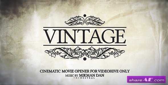 Vintage Opener - Project for After Effects (Videohive)