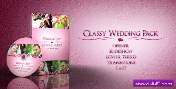 Classy Wedding Pack - Project for After Effects (Videohive)