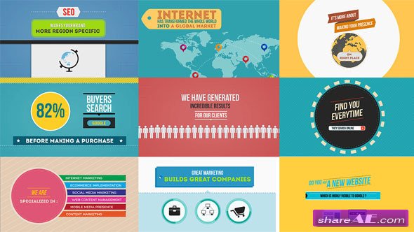 Internet Marketing & SEO Intro - After Effects Project (Videohive)