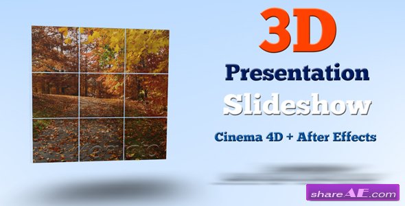 3d photos slideshow after effects template free download