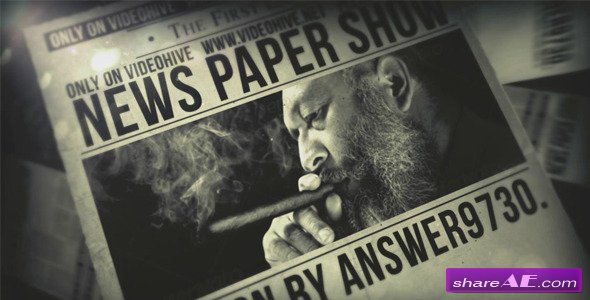 News Paper Show - After Effects Project (Videohive)