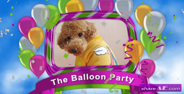 The Balloon Party - Project for After Effects (VideoHive)