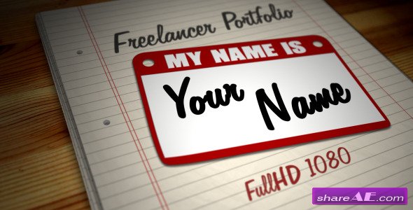 Freelancer Portfolio - Hi, My Name is... - After Effects Project (Videohive)