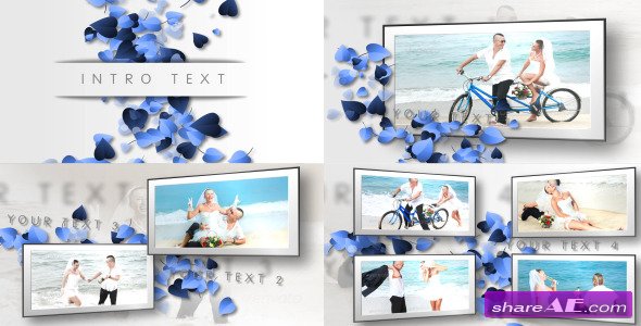 Hearts, Clean Wedding Slideshow - After Effects Project (Videohive)