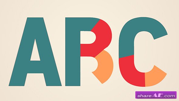 Videohive Pre-animated alphabet - After Effects Project