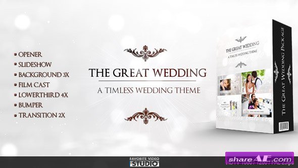 The Great Wedding Pack - After Effects Project (Videohive)