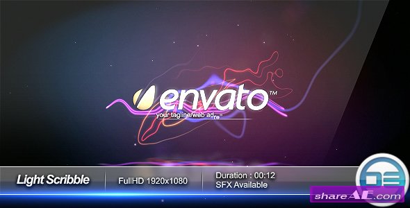 Light Scribble Intro - After Effects project (Videohive)