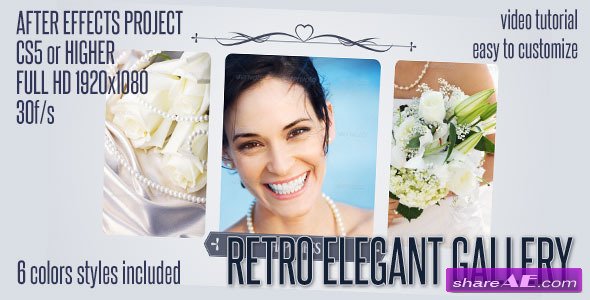 Elegant Retro Gallery - After Effects Project (Videohive)