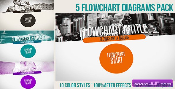Flowchart Diagrams Pack - After Effects Project (Videohive)