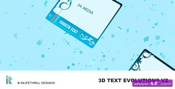 3D-Text Evolutions V2 - After Effects Project (Videohive)