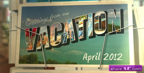 Postcard Vacation - After Effects Project (Videohive)
