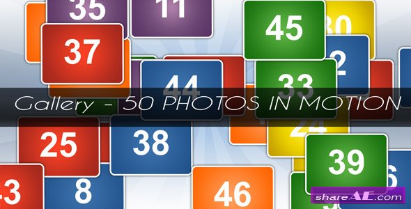 Gallery - 50 photos in motion -  After Effects Project (VideoHive)