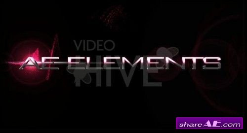AE ELEMENTS PACK V1 -  After Effects Project (VideoHive)