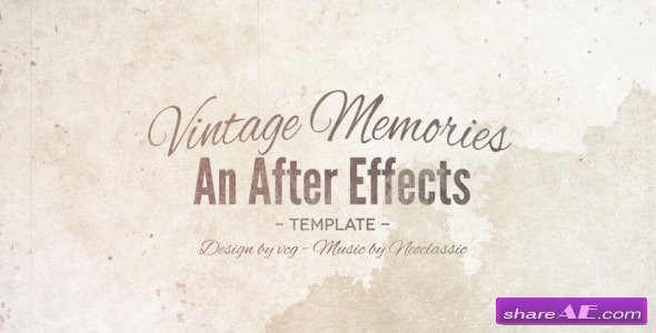 Vintage Memories 5456790 - After Effects Project (VideoHive)
