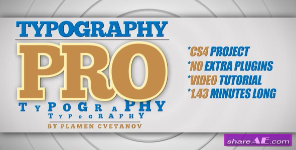 Typography Pro - After Effects Project (Videohive)