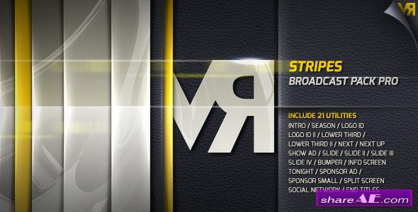 Stripes - Broadcast Pack Pro - After Effects Project (Videohive)