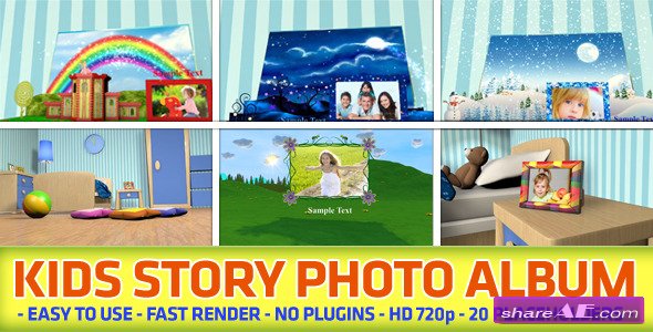 Kids Story Photo Album - After Effects Project (Videohive)