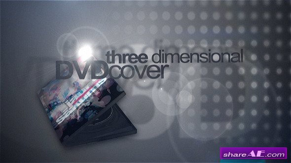 3D DVD Cover Mock-up - After Effects Project (VideoHive)