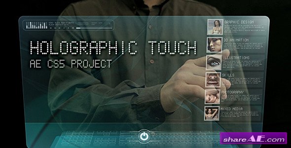 Holographic touch - After Effects Project (Videohive)