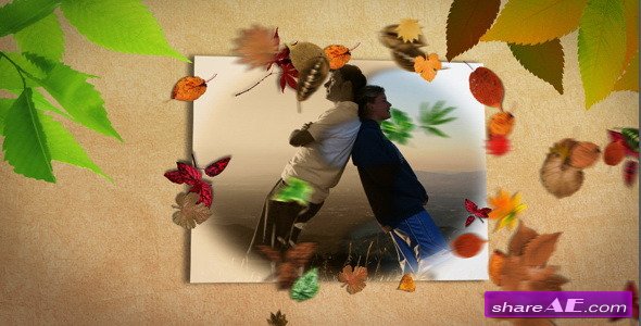 Slideshow Golden Autumn - After Effects Project (Videohive)