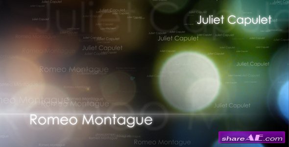 Romeo & Juliet - After Effects Project (VideoHive)