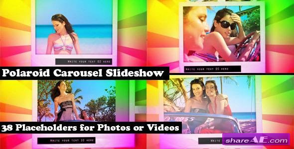 Polaroid Carousel Slideshow for Pictures and Video - After Effects Project (Videohive)