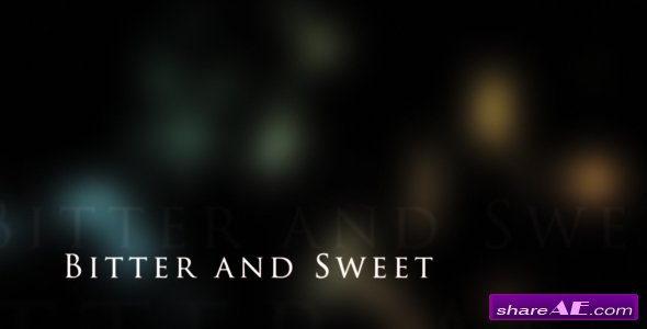 Bittersweet Titles - After Effects project (Videohive)