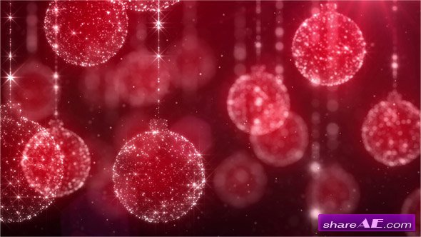 Chrsitmas Ornaments Red Background - Stock Footage (iStock Video)