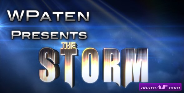 The Storm Epic Movie Trailer - After Effects Project (Videohive)