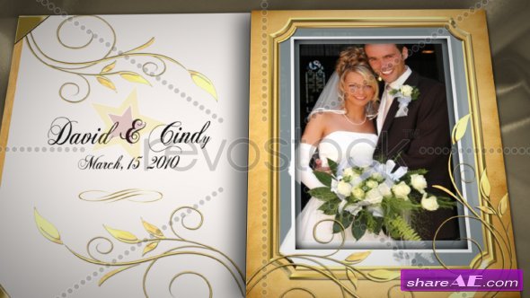 wedding pop up book after effects template free download