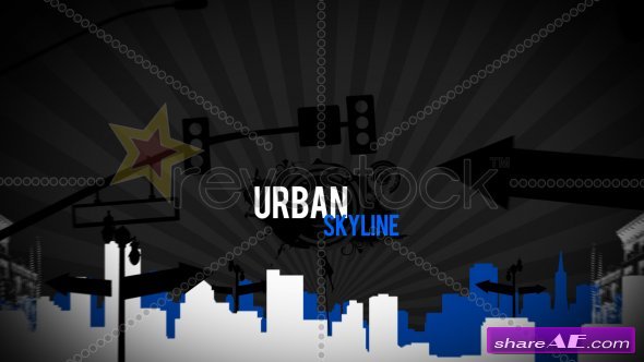 Urban SkyLine - After Effects Project (Revostock)