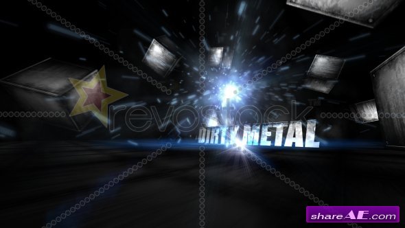 Dirty Metal Text - After Effects Project (Revostock)