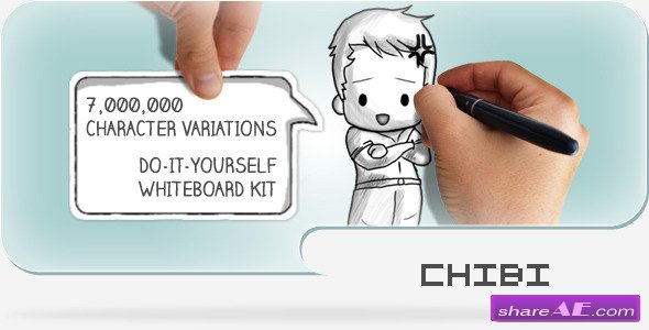 Chibi - A Whiteboard and Cutout Do-It-Yourself Kit - After Effects Project (Videohive)