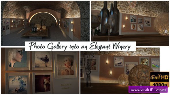 Photo Gallery In An Elegant Winery - After Effects Project (Videohive)