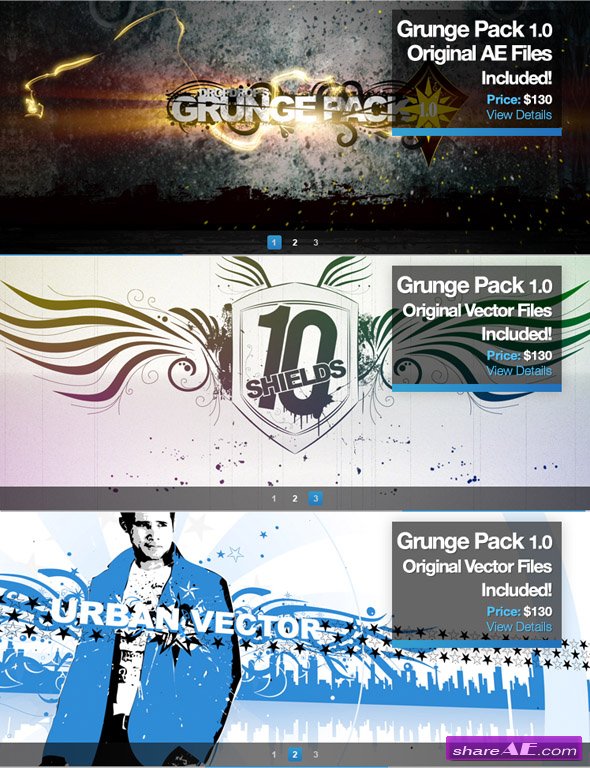 Grunge Pack 1.0 - After Effects Project And Motion Graphic (DropDrop)