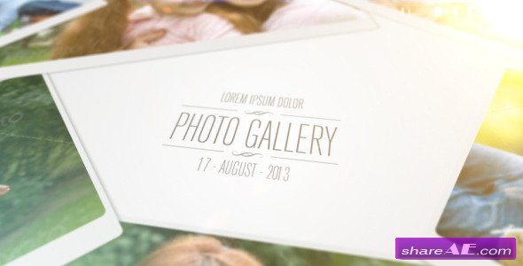 Photo Gallery - After Effects Project (Videohive)