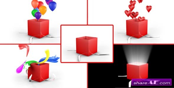 Gift Box Opening Pack  - Motion Graphic (Videohive)