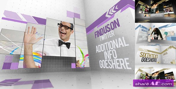 Creative Video Wall Presentation - After Effects Project (Videohive)