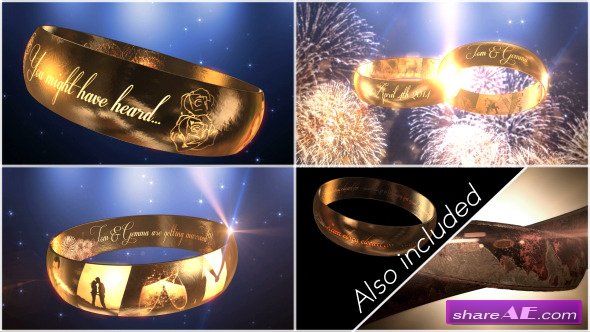 Wedding Ring Invitation - E3D - After Effects Project (Videohive)