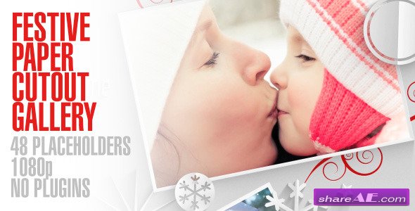 Festive Paper Cutouts Gallery - After Effects Project (Videohive)