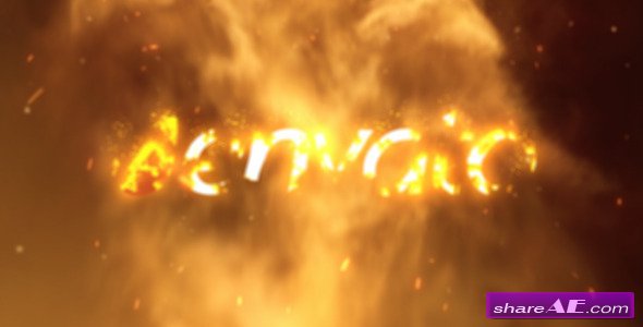 Fire Logo Reveal 02 - After Effects Project (Videohive)