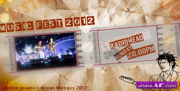 Music Festival Promo Billboard - After Effects Project (Videohive)