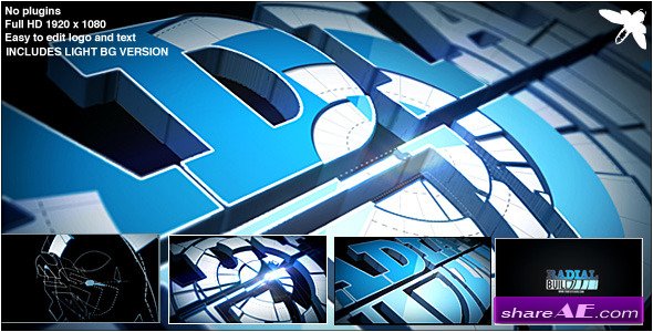 Radial Build Logo - After Effects Project (Videohive)