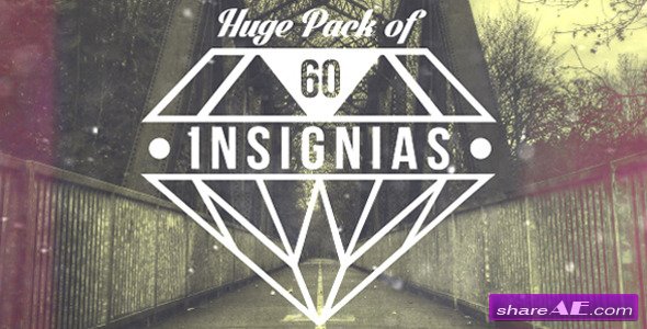 Animated Logos Pack | 60 Insignias - After Effects Project (Videohive)
