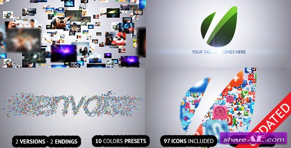Flying Through Images Logo Reveal - After Effects Project (Videohive)
